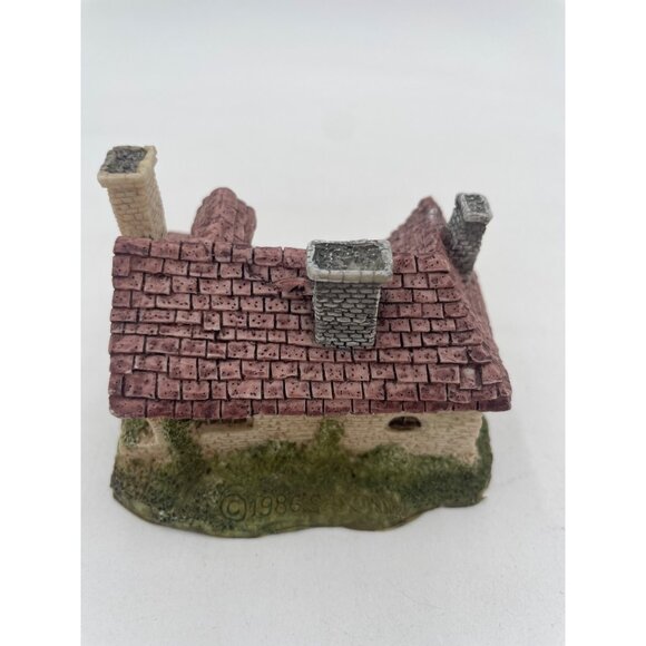 Vintage 1986 Saxony Miniature Cottage Collectible Figurine - Picture 3 of 11